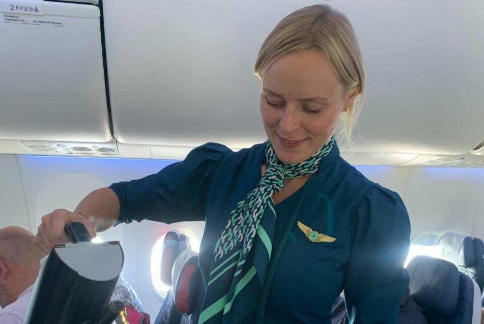 Solhungrige nordmenn er klare til avgang fra Gardermoen med Flyr. Foto: Canariavisen