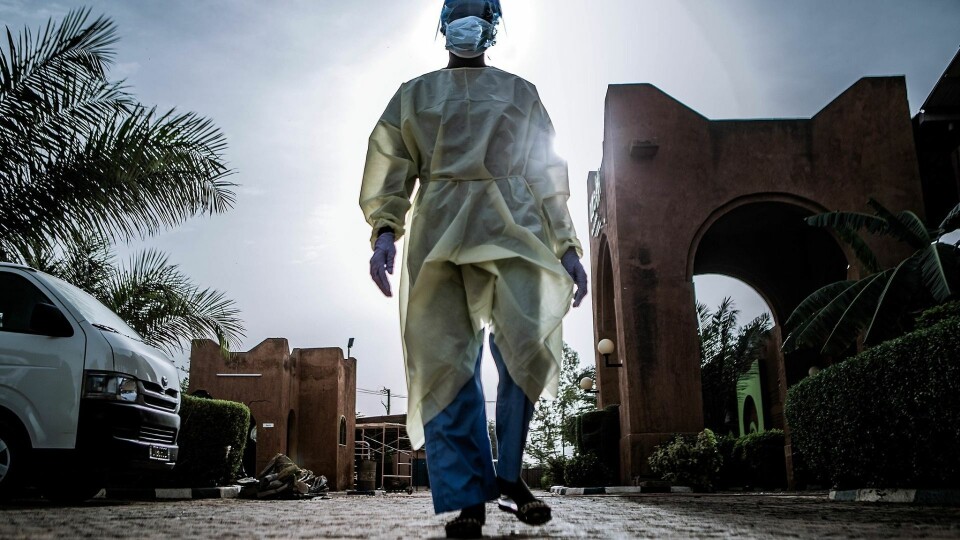 En sykepleier er ferdig med skiftet sitt med barnesykehuset CURE Niger. Foto: Anna.psiaki, CC BY-SA 4.0, via Wikimedia Commons