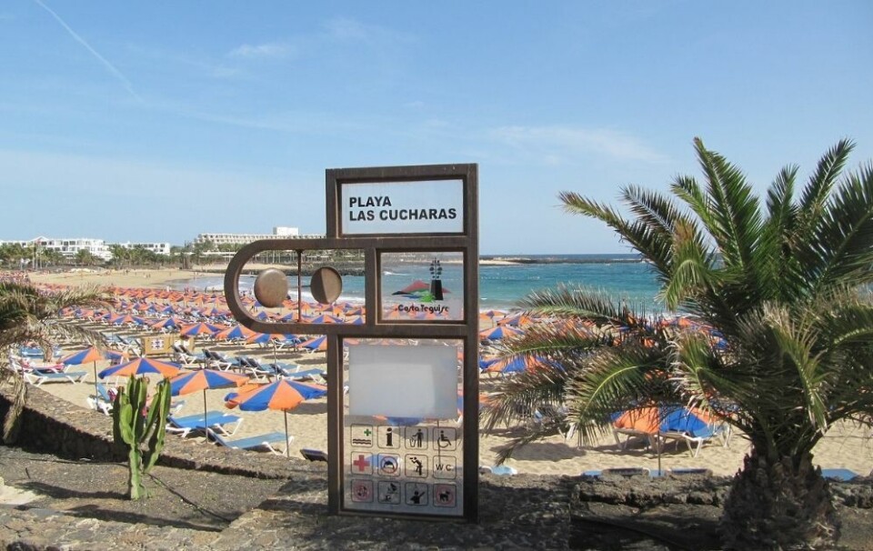 ARKIVFOTO: Playa de Las Cucharas i Costa Teguise på Lanzarote. Foto: Michiel1972, CC BY-SA 3.0