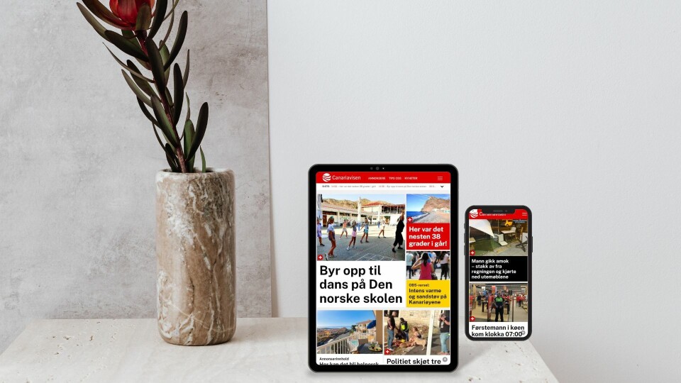 Canariavisen størst 📢 Få alt på Canariavisen i 6 mnd. for kun 414 kr!