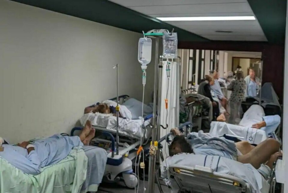 Akutten på Insular-sykehuset i Las Palmas 15. desember. Foto: Privat