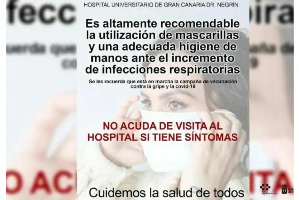 Bruk av masker og tilstrekkelig håndhygiene anbefales sterkt på grunn av økningen i luftveisinfeksjoner. Du blir minnet på at influensa- og covid-19-vaksinasjonskampanjen er i gang. Ikke besøk sykehuset hvis du har symptomer. La oss ta vare på alles helse, står det å lese på sykehusets plakater. Bruk av masker og tilstrekkelig håndhygiene anbefales sterkt på grunn av økningen i luftveisinfeksjoner. Du blir minnet på at influensa- og covid-19-vaksinasjonskampanjen er i gang. Ikke besøk sykehuset hvis du har symptomer. La oss ta vare på alles helse, står det å lese på sykehusets plakater.