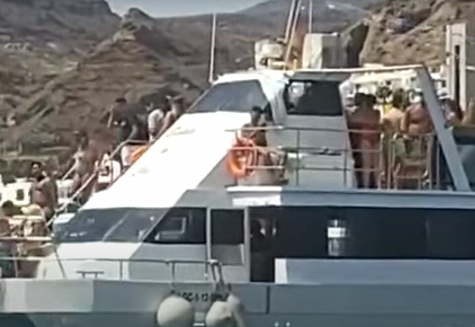 Harme på sosiale medier: Smittefarlig båtfest sør på Gran Canaria
