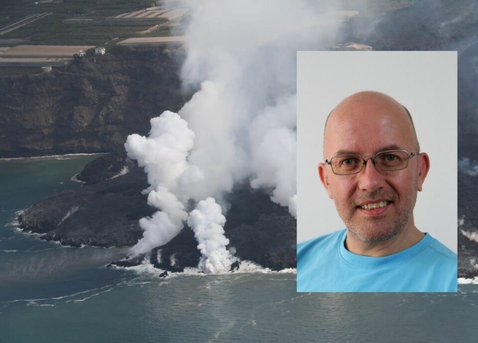 – Her på Gran Canaria merker vi fint lite av vulkanen