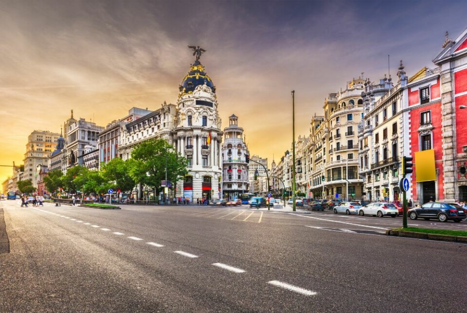 Om du vil bo i en av Europas største og vakreste byer, er Madrid kanskje noe for deg. Foto: Envato Elements Om du vil bo i en av Europas største og vakreste byer, er Madrid kanskje noe for deg. Foto: Envato Elements