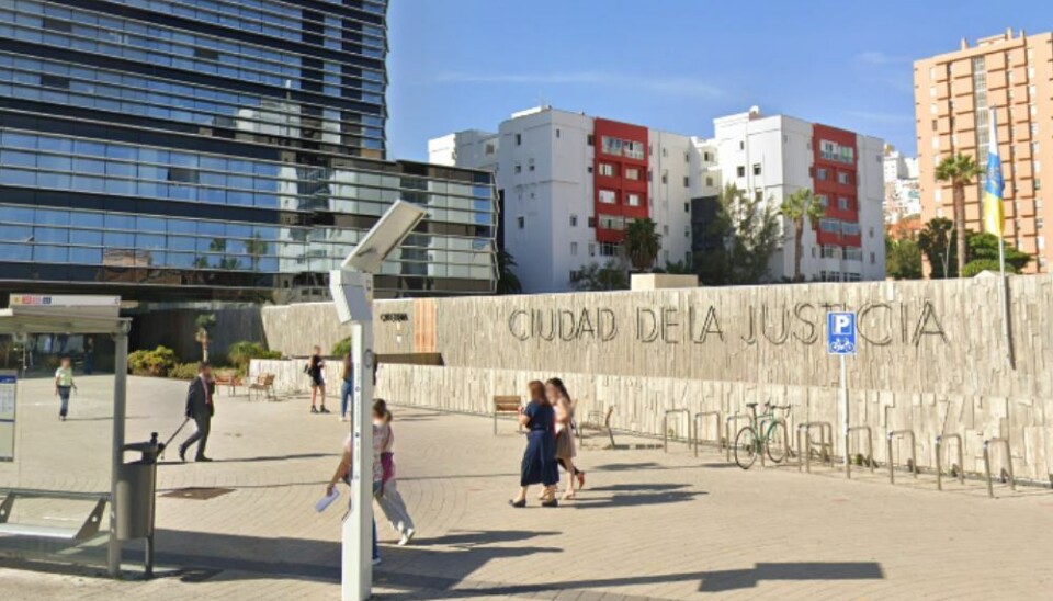 Domstolene i Las Palmas.