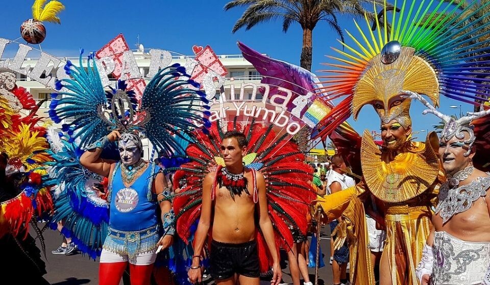 AVLYST: Maspalomas-karnevalet som hvert år tiltrekker seg rundt 300 000 deltakere er avlyst. Foto: Ybridex AngeloDemon