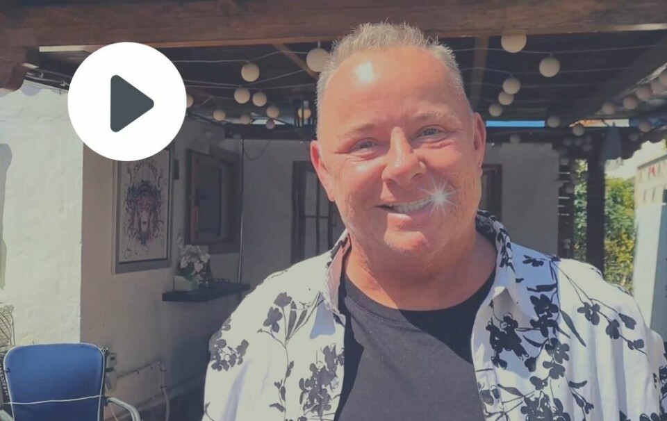 BESØK HOS LILLEBROR: Vi besøkte Lillebror Sande Larsen for å høre mer om pandemi-hverdagen på Gran Canaria.