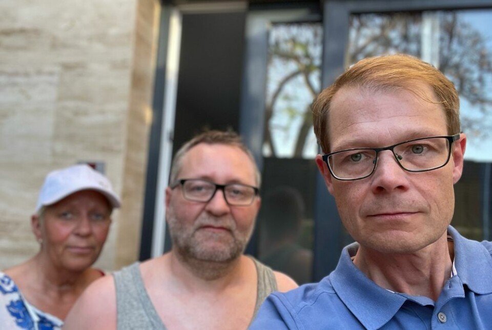 Fra venstre; Bjørg Storheim, Ole Storheim og Thomas Moe Kristiansen. Foto: Privat