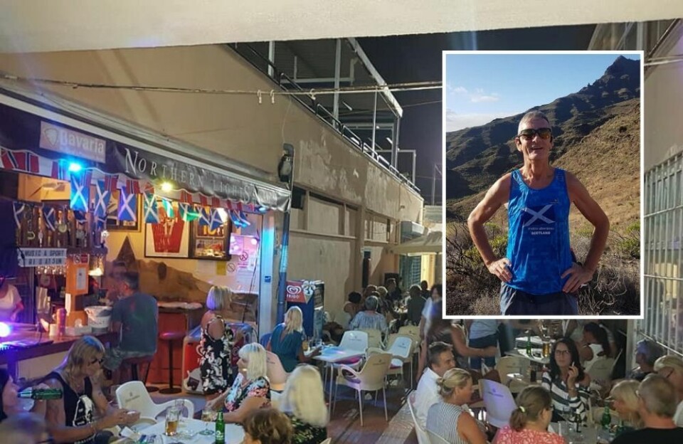 Lokal pub i Arguineguín et hotspot for veldedighet - holdt gratiskonsert etter skogbrann