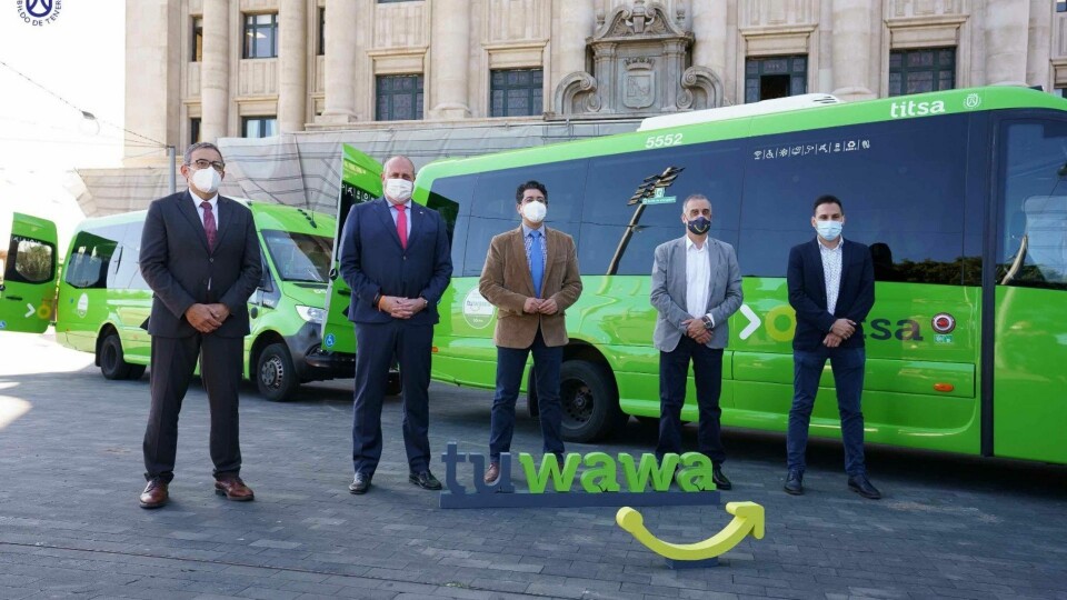 Øyrådet skal prøve ut 'buss på bestilling' sammen med bussoperatøren Titsa. Foto: Cabildo de Tenerife