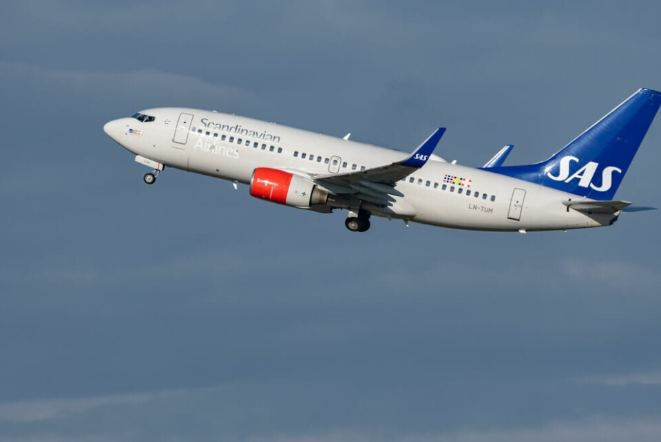 Arkivfoto av et SAS-fly. Foto: Robert Buchel/Shutterstock