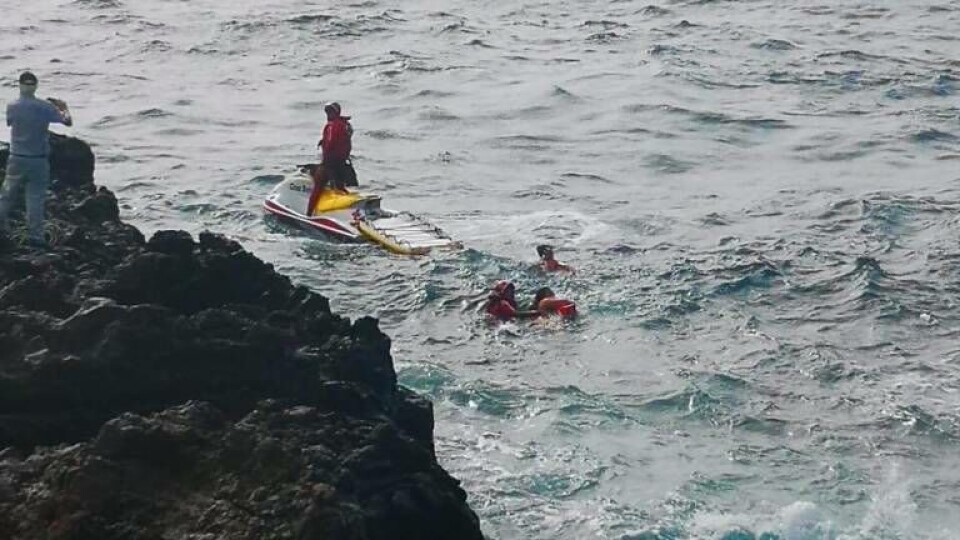 14-åring reddet etter å ha falt i havet på Gran Canaria