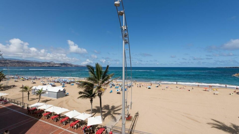Las Canteras-stranda i Las Palmas. Foto: Wikimedia Commons Las Canteras-stranda i Las Palmas. Foto: Wikimedia Commons