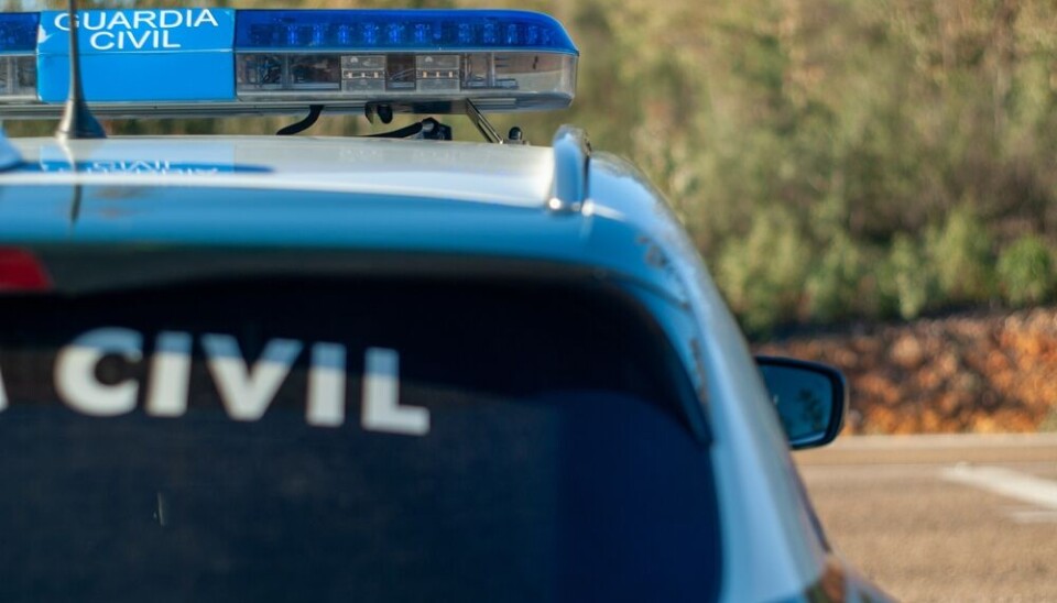 Arkivfoto av en bil fra Guardia Civil.