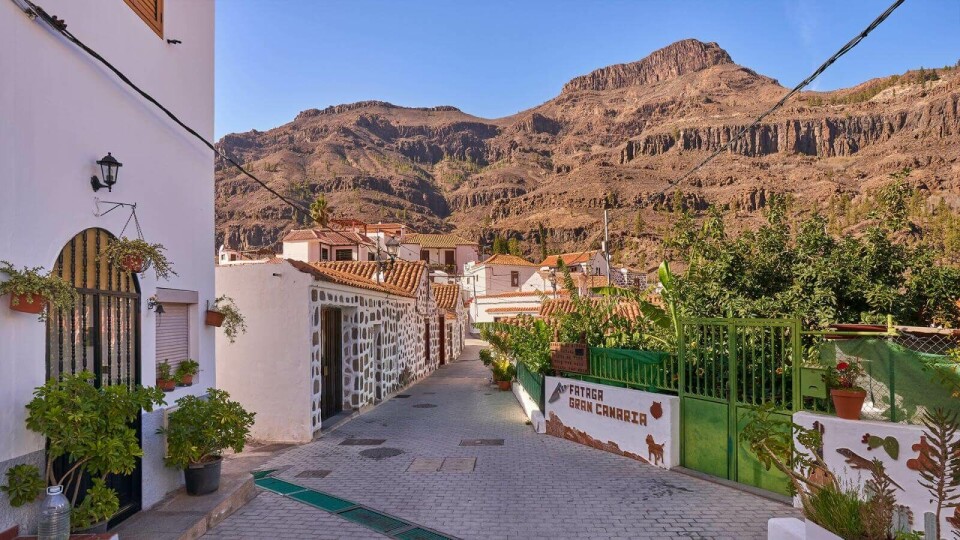 FATAGA: Mannen døde i Fataga, kort vei fra sitt eget hjem. Foto: Hola Islas Canarias