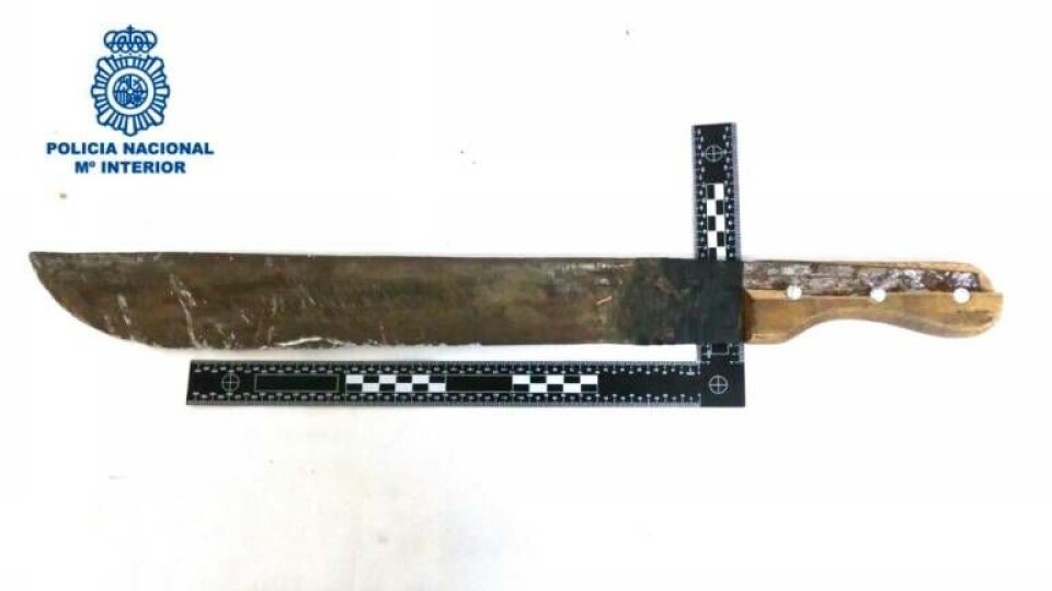33 år gammel mann pågrepet for drapsforsøk med machete på Lanzarote