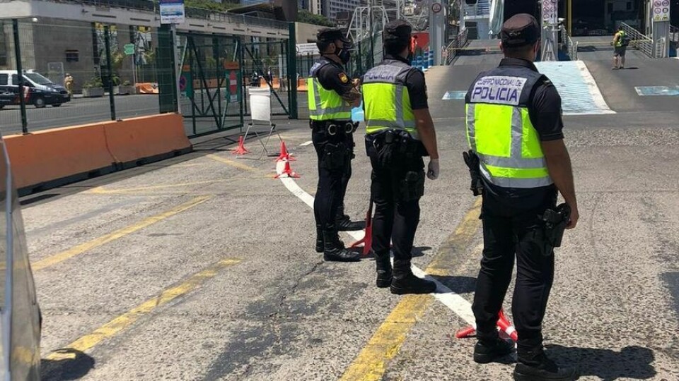 Det nasjonale politiet har økt tilstedeværelsen sin på Tenerife og i provinsen for øvrig. Foto: Innenriksdepartementet