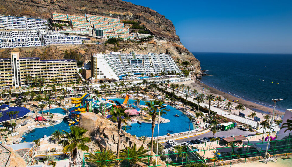 Utsikt over Taurito på Gran Canaria.