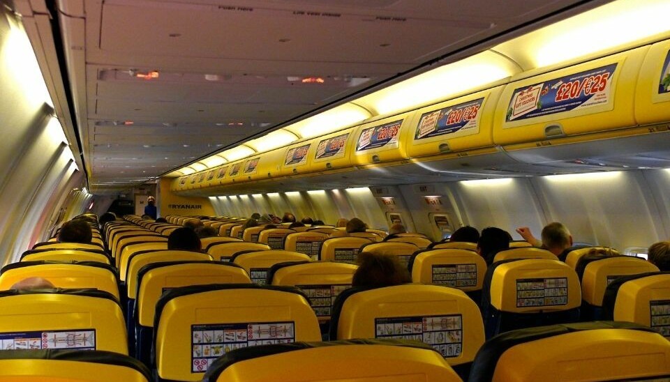 Illustrasjonsfoto fra en Ryanair-flyvning.