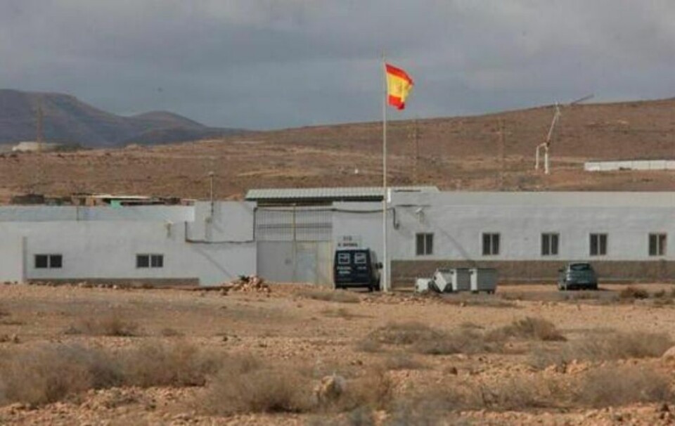 ARKIVFOTO: El Matorral er et tidligere utlendingsinternat som nå fungerer som migrantleir på Fuerteventura.