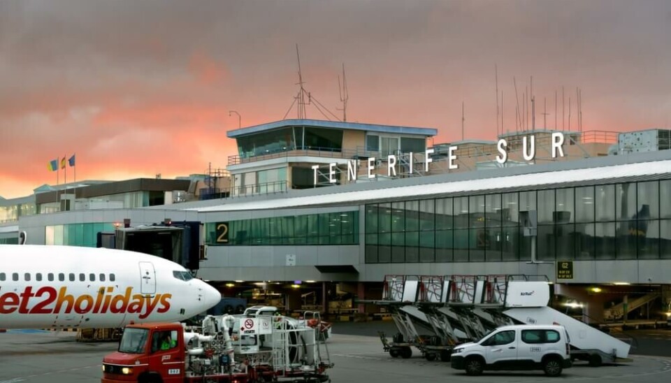 Flyplassen sør på Tenerife.