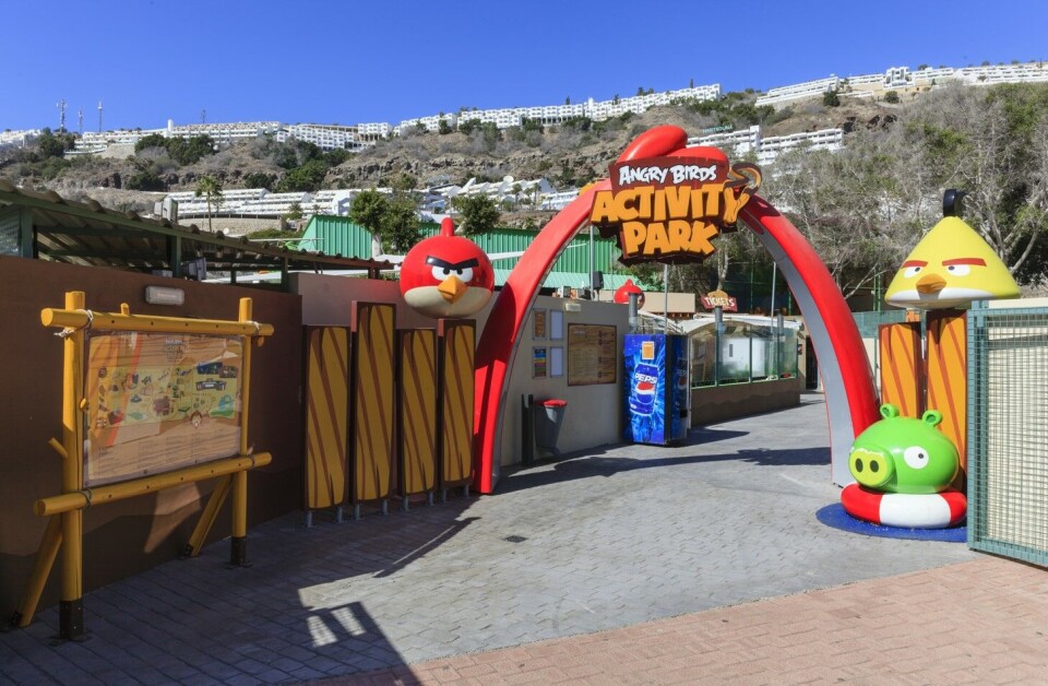 Angry Birds aktivitetspark på Gran Canaria