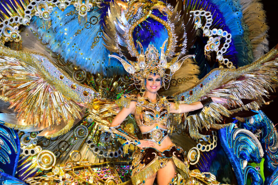 Karnevalsfeiringen på Gran Canaria og Tenerife klarer seg nok fint uten glitter. Foto: Luciano de la Rosa/Shutterstock