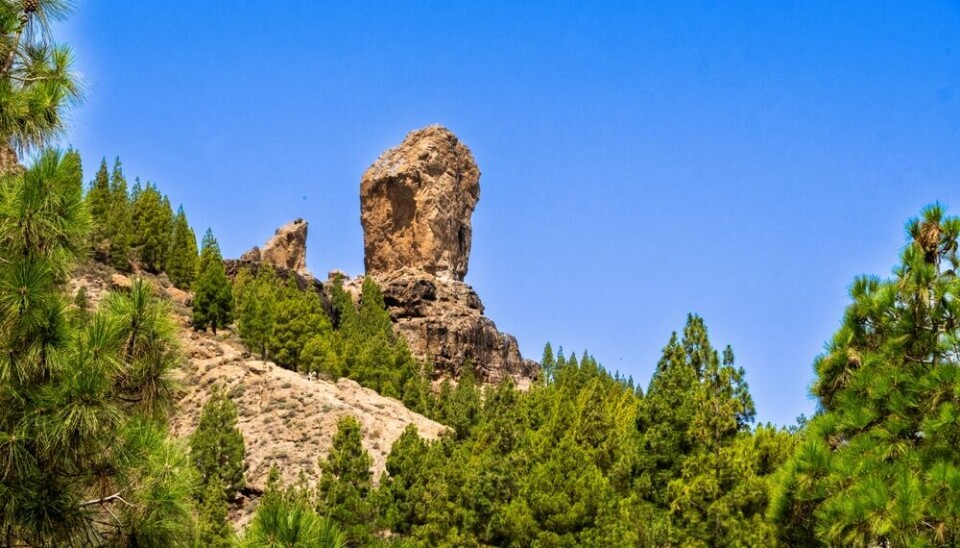 Roque Nublo på Gran Canaria.