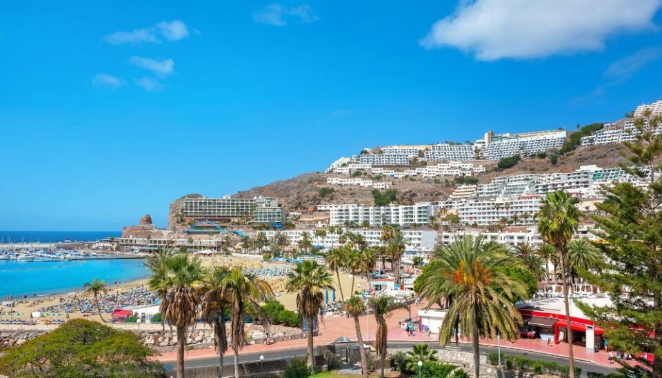 Feriebyen Puerto Rico, sørvest på Gran Canaria.