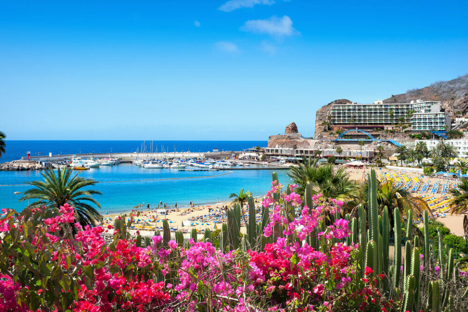 Puerto Rico-stranda sør på Gran Canaria. Foto: Valery Bareta/Shutterstock
