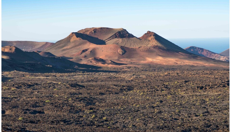 Timanfaya-parken på Lanzarote er en av øygruppens nasjonalparker. Landskapet kan minne om planeten Mars.