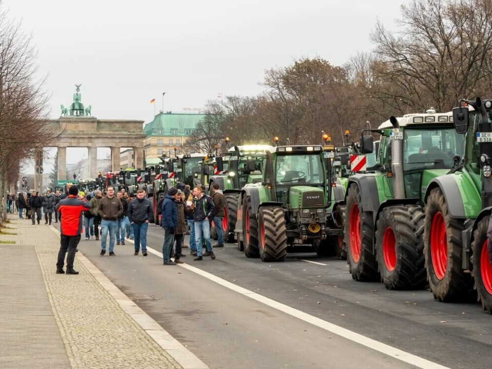 Bilde fra en demonstrasjon i Berlin i desember i fjor. Foto: Jakob Berg/Shutterstock Bilde fra en demonstrasjon i Berlin i desember i fjor. Foto: Jakob Berg/Shutterstock
