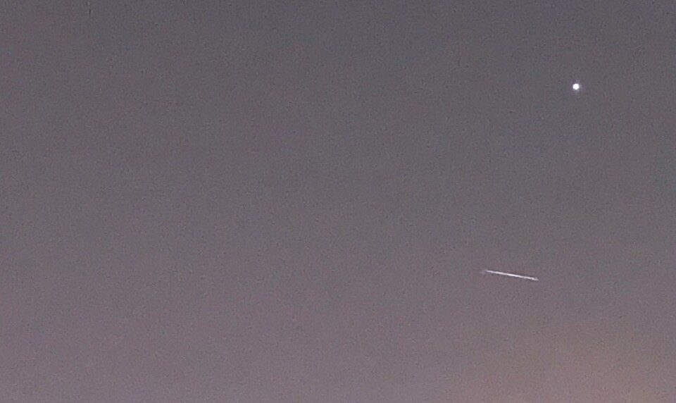 Mystiske lys på himmelen over Kanariøyene