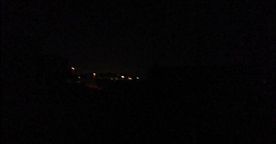 Mogán mistet strømmen i går natt