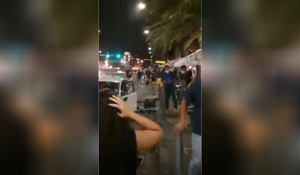 Videoen viser kaoset som oppstod i etterkant av ulykken.