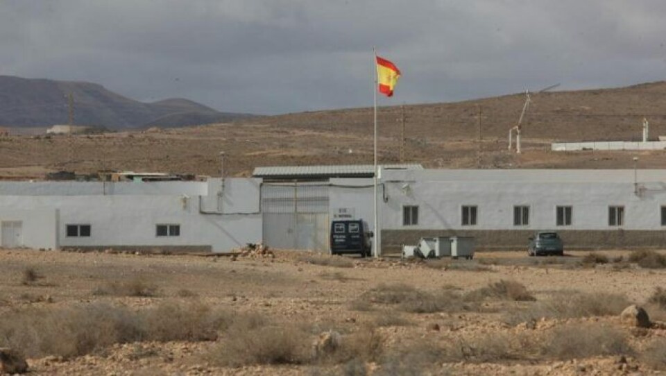 ARKIVFOTO: CIE-senteret i El Matorral på Fuerteventura.