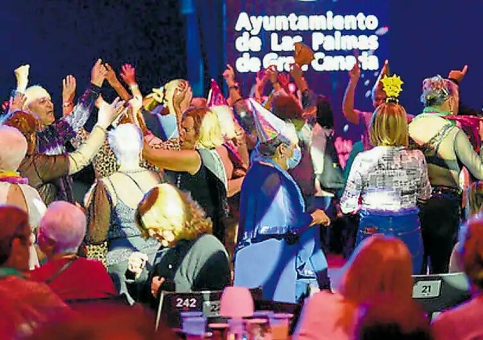 Bilde fra juleunderholdningen - Foto: Canarias7