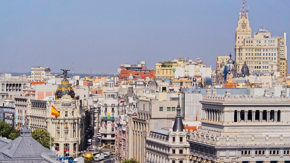 Madrid i Spania. Illustrasjon: Envato Elements