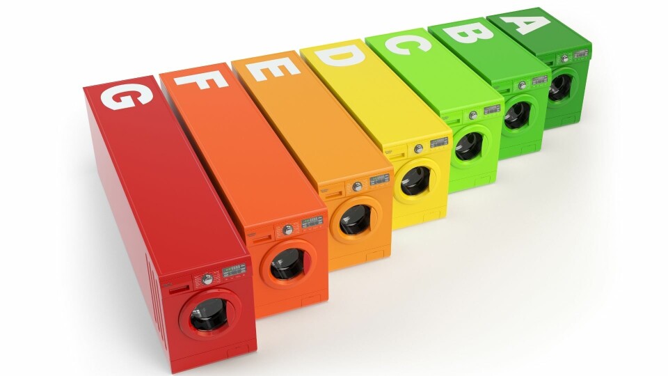 Den nye skalaen skal være enklere og tydeligere på hvor mye strøm et apparat faktisk bruker. Illustrasjon: Envato Elements