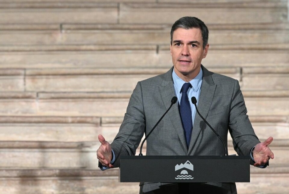 Spanias statsminister, Pedro Sánchez. Foto: La Moncloa