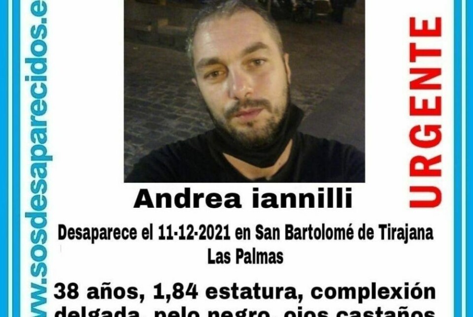 37-åring savnet sør på Gran Canaria