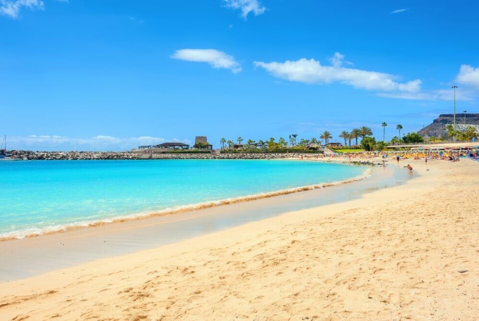 Amadores-stranda på Gran Canaria. Foto: Valery Bareta/Shutterstock Amadores-stranda på Gran Canaria. Foto: Valery Bareta/Shutterstock
