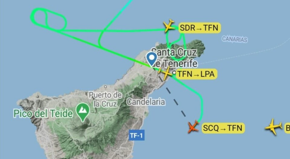 Grafikk: Controladores Aéreos @controladores