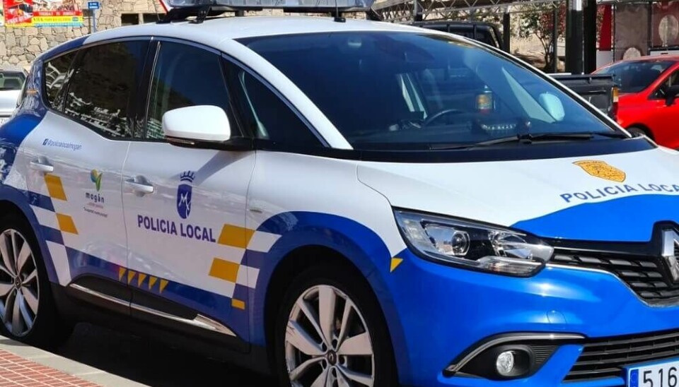 Arkivfoto av Policia Local i Mogán kommune.