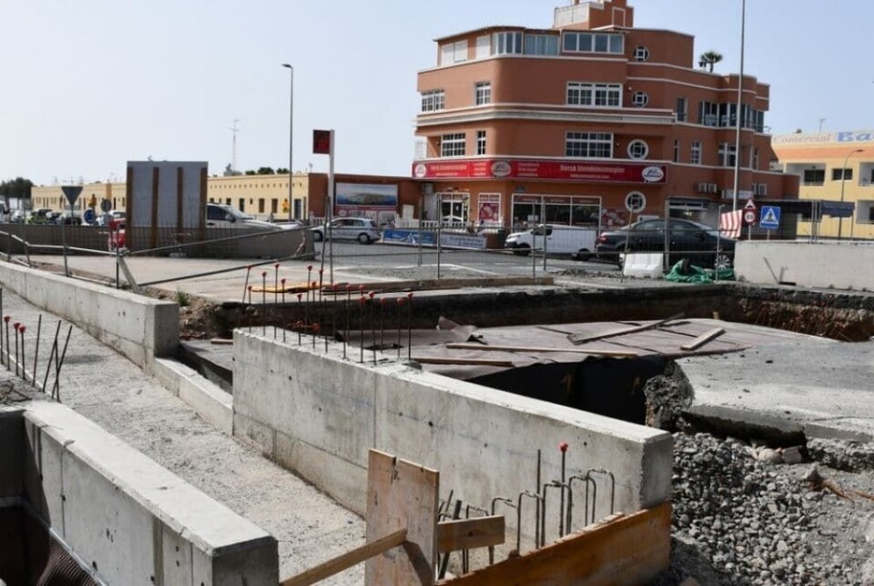 Gjenopptar byggingen i Arguineguín