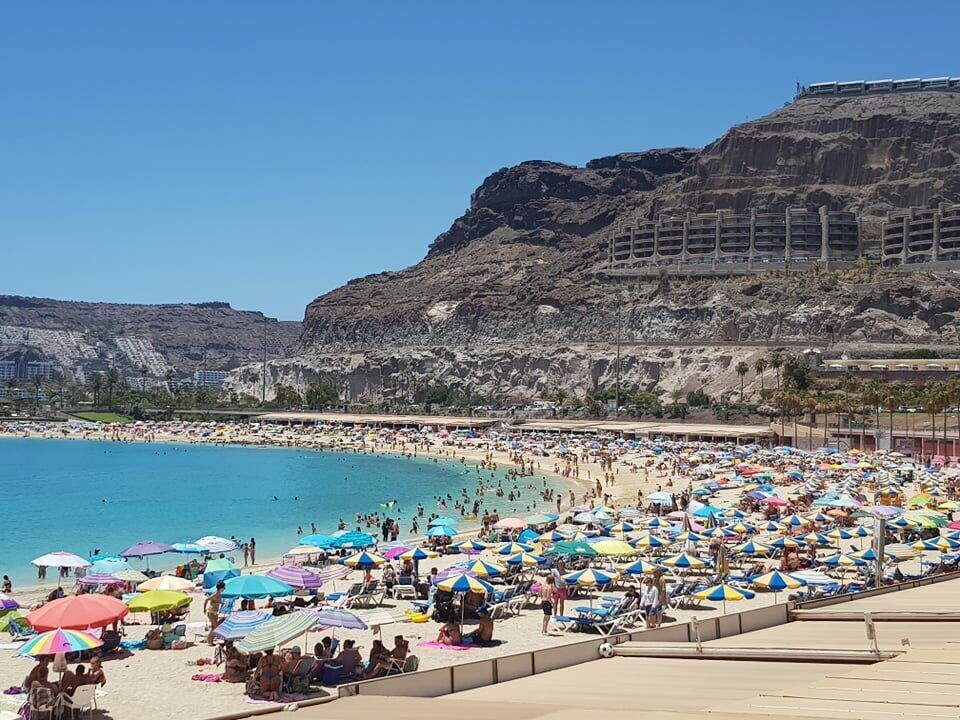 Proppfulle strender på Gran Canaria i helgen