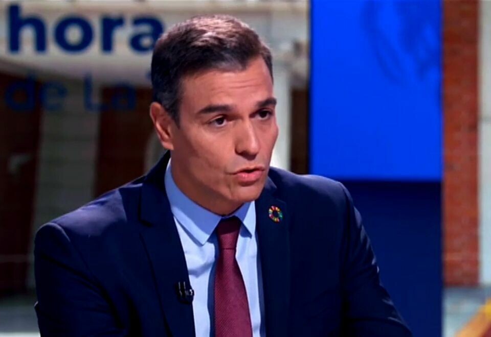Skjermdump: intervju med kanalen TVE