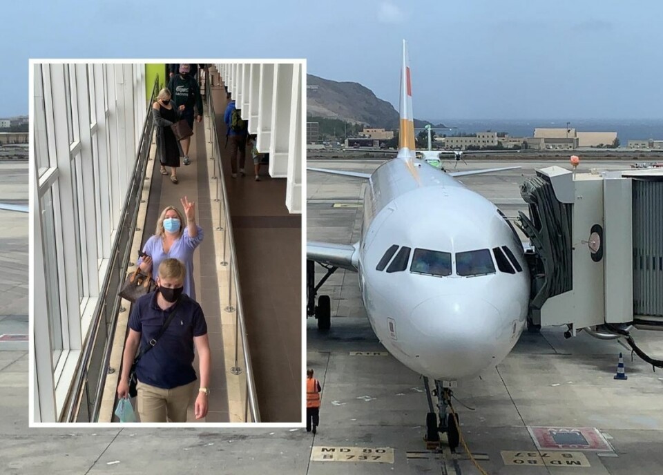 Her lander de første norske charterturistene på Gran Canaria