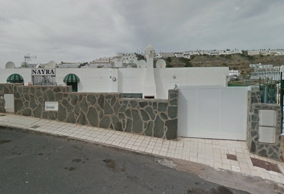 Beboerne i Apartamentos Nayra og andre steder i den samme gata har vært uten vann siden fredag. Foto: Google Maps